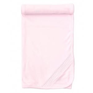 NEW KISSY KISSY hand smocked clb charmed blanket in pink